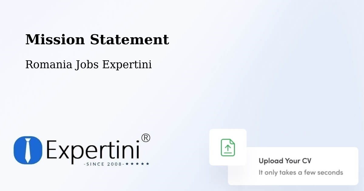 Corporate Mission – Comuna Cerna - Romania Jobs Expertini