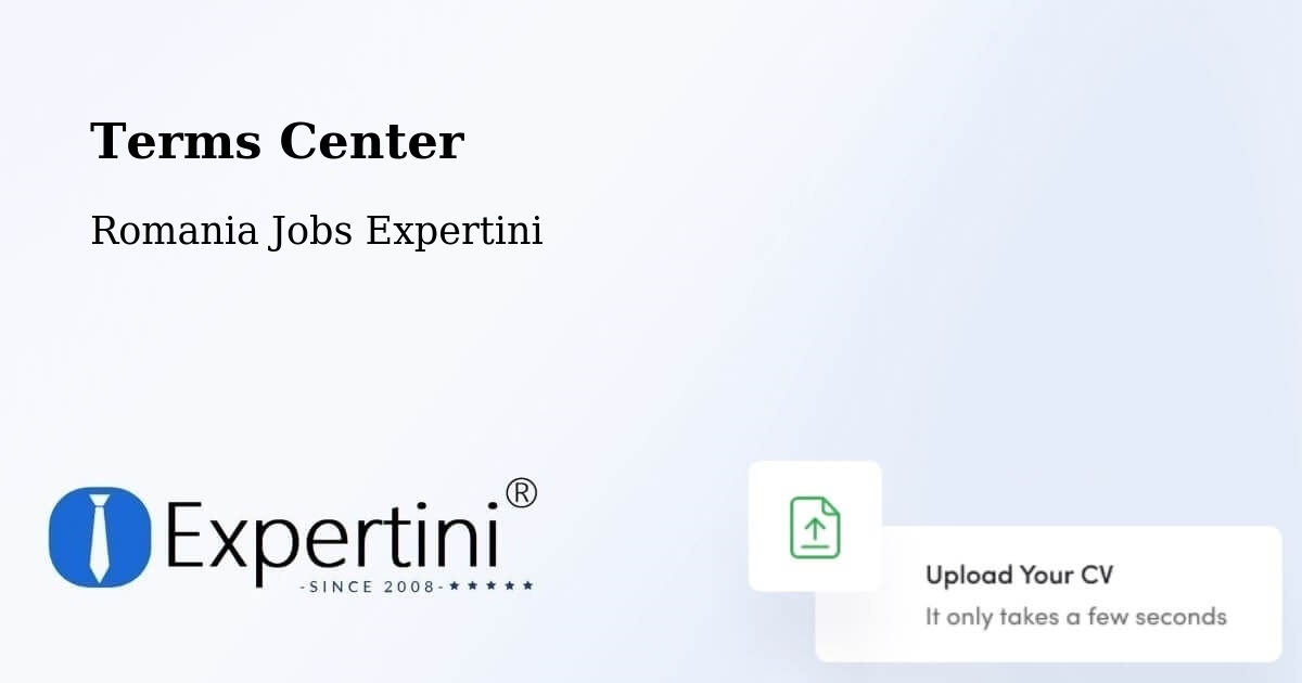 Terms of Service – Comuna Cerna - Romania Jobs Expertini